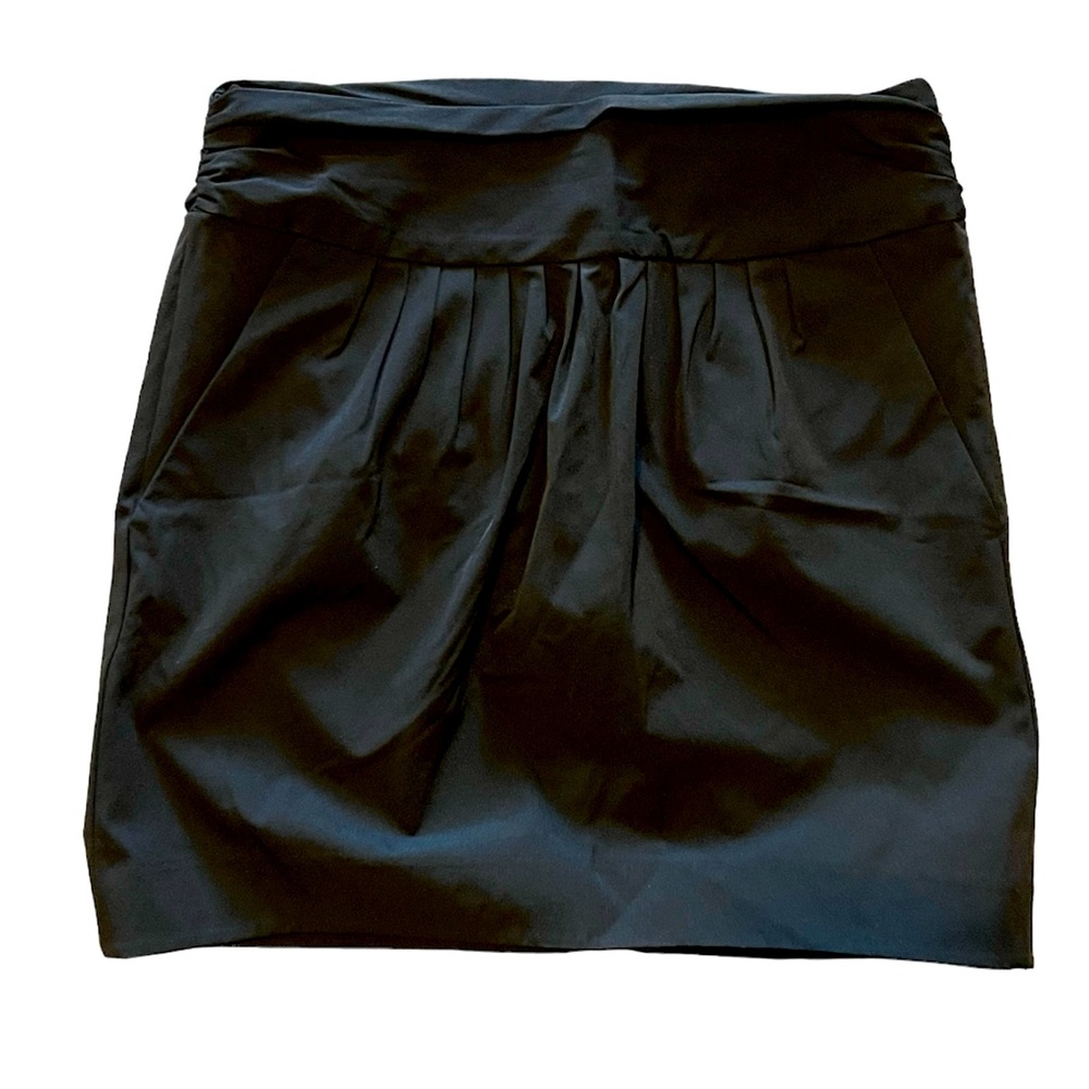Banana Republic Black Mini BLK Skirt w Pockets! Sz 2